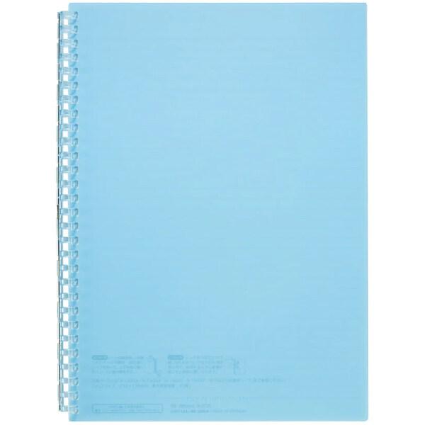 リヒトラブ オープンリングノート セミB5 リーフ30枚 ライトブルー [01] 〔合計1100円以...