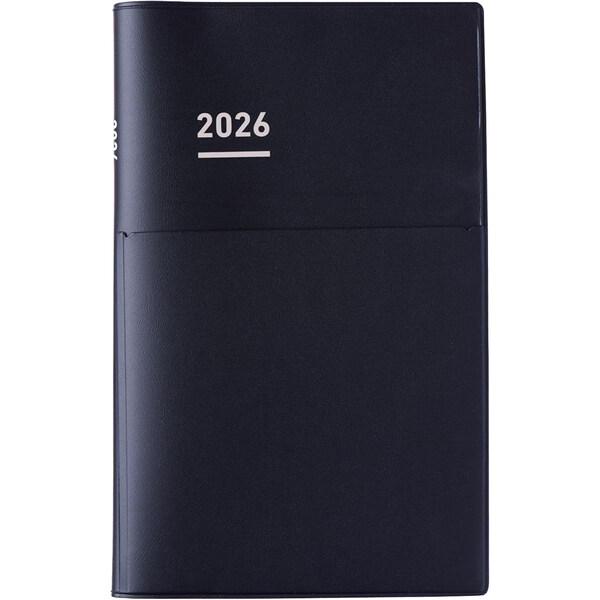 コクヨ ジブン手帳 Biz 2026年 4月始まり マットブラック A5スリム 月間ブロック 週間バ...