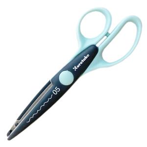 呉竹 クラフトはさみ CRAFT SCISSORS 05 WAVE [01] 〔合計1100円以上で購入可〕｜school-supply