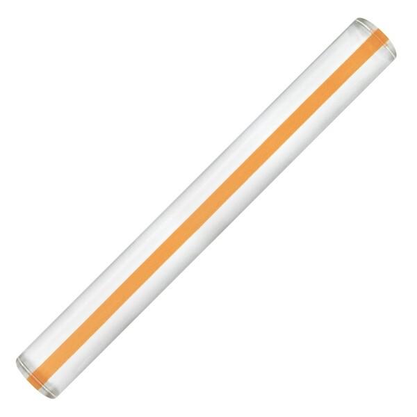 カラーバールーペ 21cm イエロー A4サイズ 2倍 [02] 〔合計1100円以上で購入可〕