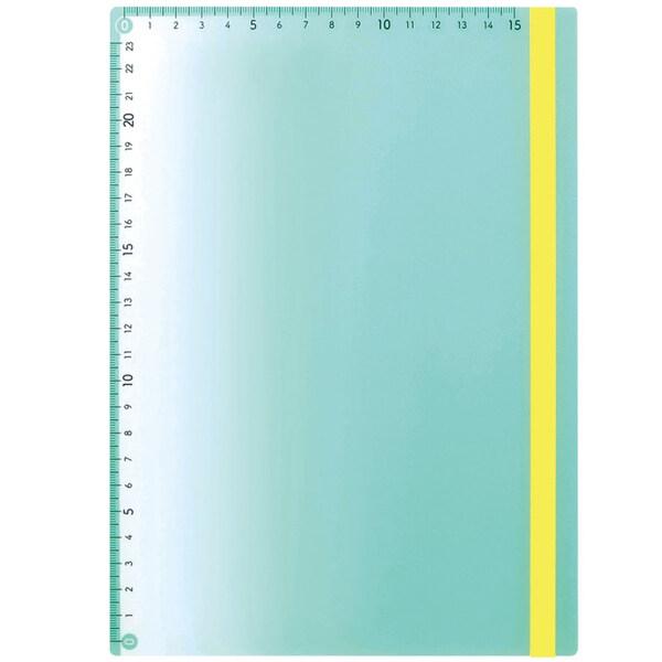 モジサシ下じき B5 ミント リーディングマーカー窓 教科書 問題集 児童書 勉強 受験 集中 軽量...