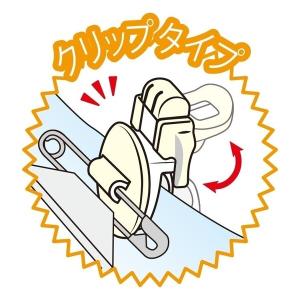 くるっと名札留め 穴を開けずに名札を留める! ...の詳細画像2
