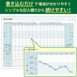 コクヨ 健康 血圧手帳 体重 血圧を記録するノ...の詳細画像2