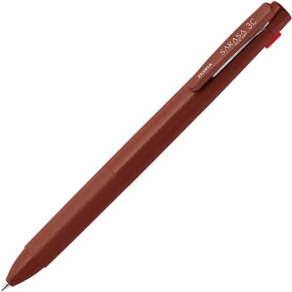 限定 SARASA サラサクリップ 3C 0.5mm レトロ・シック テラコッタ スリム 3色ジェル...