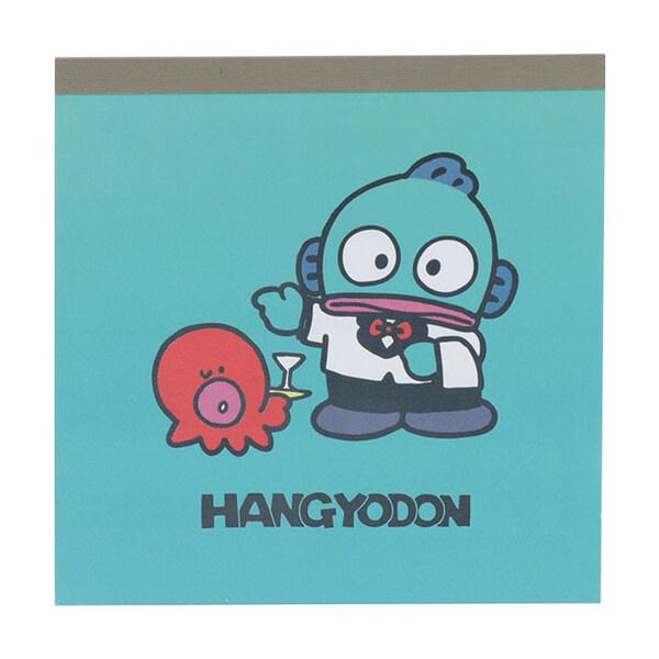 レトロ ハンギョドン スクエアメモ 4柄×各20枚 PET表紙 さゆり サンリオキャラクターズ かわ...