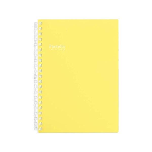 リヒトラブツイストノートパステロ B6 イエロー [02] 〔合計1100円以上で購入可〕