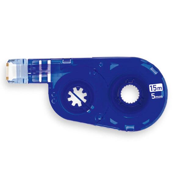 プラス 修正テープ ホワイパースイッチ 交換テープ 5mm×15m ブルー WH-1515R [02...