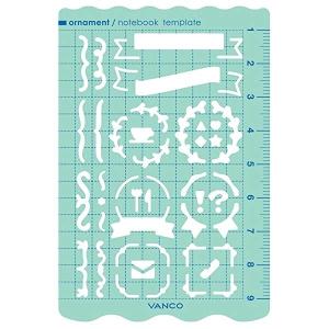 バンコ ノートブックテンプレート オーナメント 39502