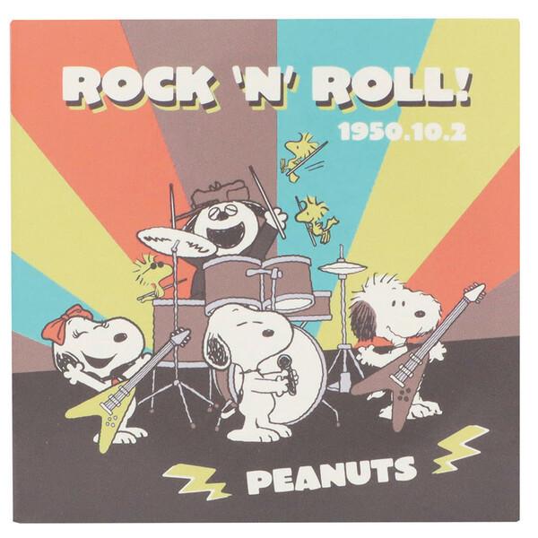 スヌーピー SNOOPY ロックンロールシリーズ ふせん 付箋 B柄 4柄×20枚 50年代 レトロ...