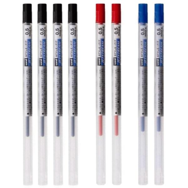 3色セット 三菱鉛筆 スタイルフィット ジェットストリーム リフィル 0.5mm 黒4本 赤2本 青...