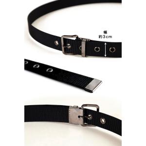 黒光りの1本ピン 作業用ベルト 110cm・1...の詳細画像1