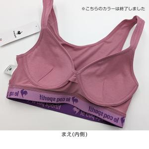 レディース スポーツブラ ハーフトップ ノンワ...の詳細画像3