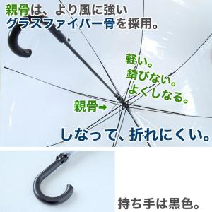ビニール傘 グラスファイバー 65cm 70c...の詳細画像2