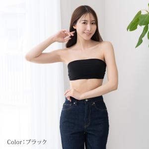 シームレス 圧着 チューブトップ ブラ M〜L...の詳細画像3
