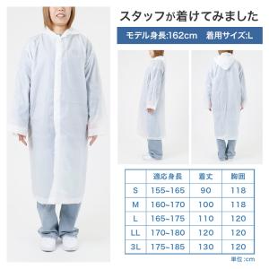 男女兼用 ポケットコート S M L LL 3...の詳細画像2