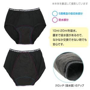 サニタリーショーツ ジュニア 吸水 綿 生理用...の詳細画像2