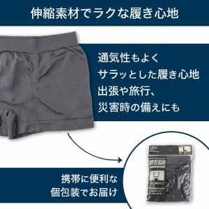 メンズ ボクサーパンツ フィット 前閉じ スト...の詳細画像1