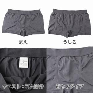 メンズ ボクサーパンツ フィット 前閉じ スト...の詳細画像2