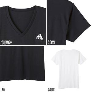アディダス tシャツ メンズ Vネック 半袖 ...の詳細画像2