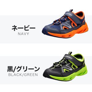 瞬足 キッズ ジュニア サンダルスニーカー 男...の詳細画像4