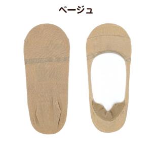 フットカバー ソックス スベリ止め 無地 ブラ...の詳細画像4