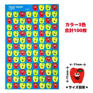TREND キラキラステッカー カラフルスマイル Colorful Sparkle