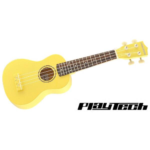 PLAYTECH（プレイテック） PUK100C Yellow　ソプラノウクレレ【ギグバッグ付き】