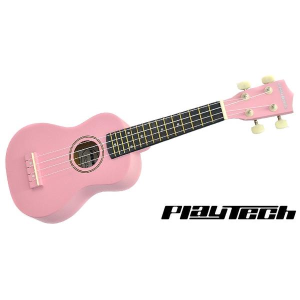 PLAYTECH（プレイテック） PUK100C Pink　ソプラノウクレレ【ギグバッグ付き】