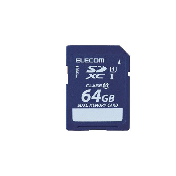ELECOM（エレコム） SDカード MF-FSD064GC10R SDXCカード 64GB
