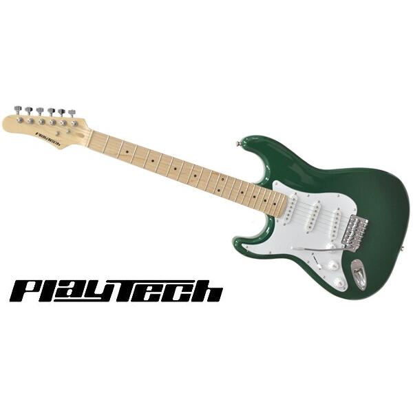 PLAYTECH（プレイテック） レフティ(左利き)ギター ST250LH Green Maple