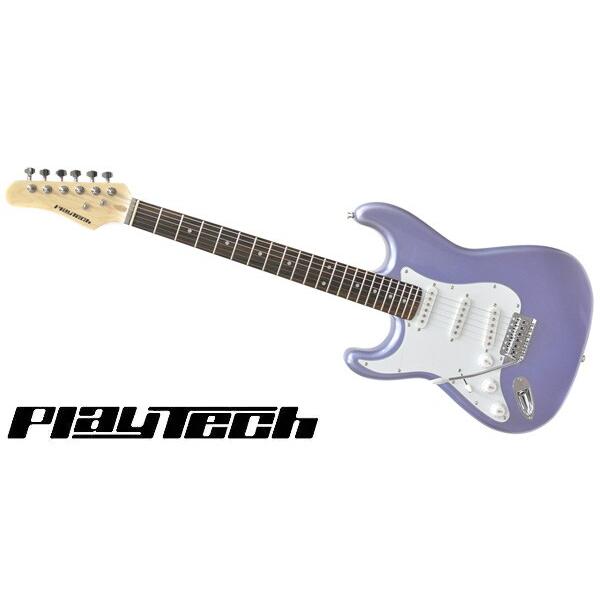 PLAYTECH（プレイテック） レフティ(左利き)ギター ST250LH Metallic Blu...