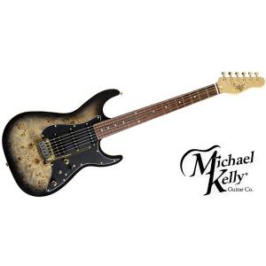 Michael Kelly Guitars（マイケルケリーギターズ） STタイプ Custom Collection 60 Burl Ultra Black Burl｜scien-store