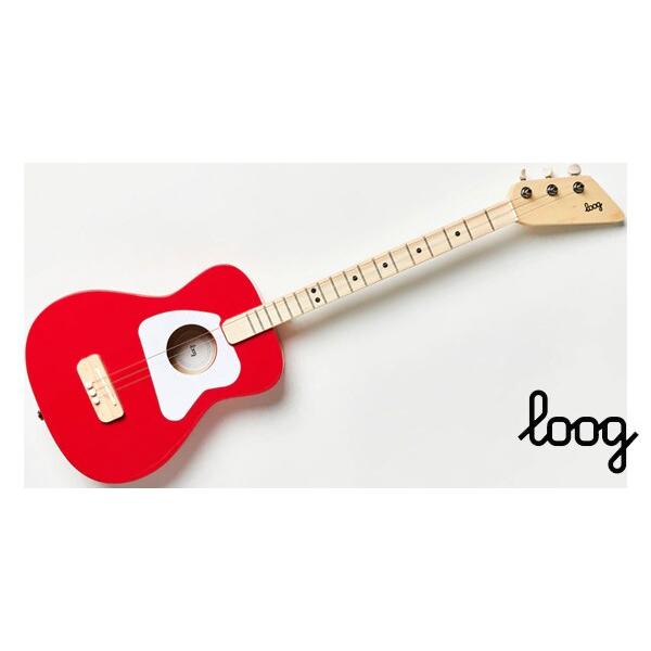 Loog（ルーグ） ミニアコースティックギター Pro Acoustic Red