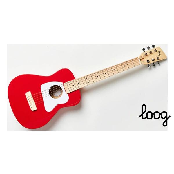 Loog（ルーグ） ミニアコースティックギター Pro VI Acoustic Red