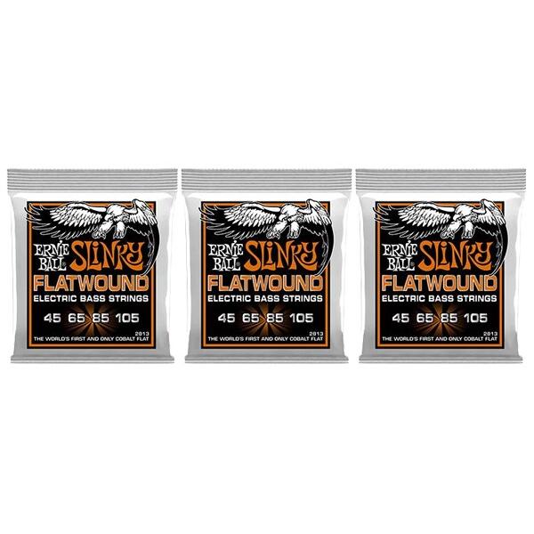 ERNIE BALL（アーニー・ボール） フラットワウンドベース弦 SLINKY FLATWOUND...