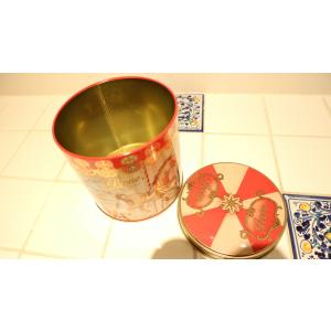 パスティリエレオーネ 空缶 メリーゴーランド缶(赤)の詳細画像2