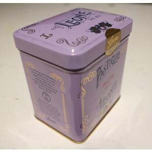 パスティリエレオーネ 空缶 クラシックバイオレット缶の詳細画像1