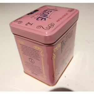 パスティリエレオーネ 空缶 クラシックピンク缶の詳細画像1