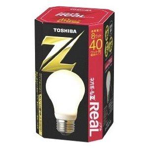 東芝 ネオボールZ リアル 電球形蛍光ランプ 電球40ワットタイプ 電球色 EFA10EL/8-R ...