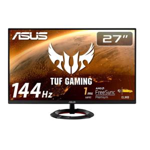 ASUSTek TUF Gaming ゲーミングモニター VG279Q1R 27インチ フルHD IPS 144Hz 1ms HDMI×2 DP Adaptive-sync ELMB 2W+2Wステレオスピーカー搭載 アウトレット