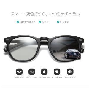 サングラス カラーレンズ メンズ 偏光 調光 ...の詳細画像5