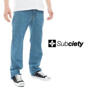 セール50%オフ　SUBCIETY サブサエティー TAPERED DENIM H.W. GLORIOUS デニム｜scrape