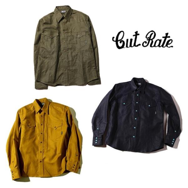 セール50%オフ　CUT RATE カットレイト L/S TWILL WESTERN SHIRT 長...