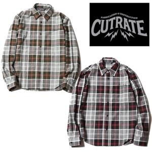 セール50%オフ　CUT RATE カットレイト L/S CHECK SHIRT 長袖チェックシャツ｜scrape