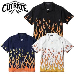 セール50%オフ　CUT RATE カットレイト S/S FLAME SHIRT 半袖シャツ｜scrape