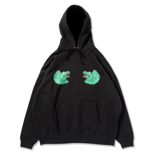 PUNK DRUNKERS パンクドランカーズ エリマキトカゲBIGパーカ