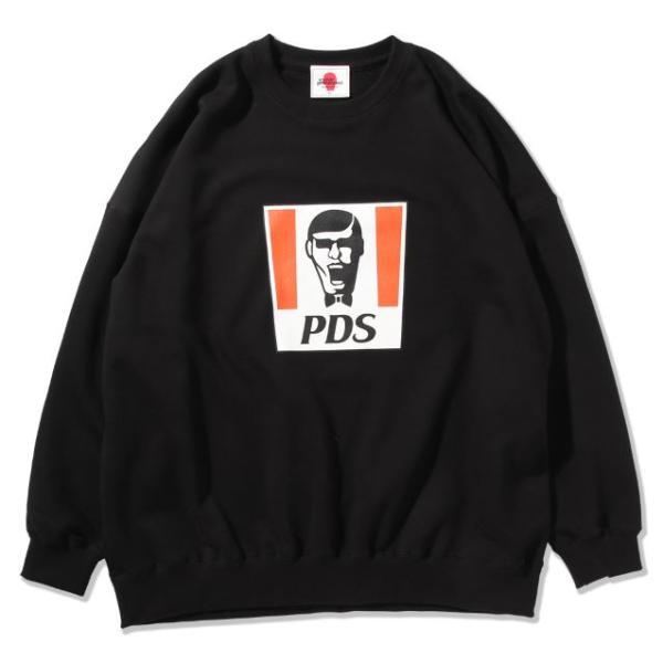 PUNK DRUNKERS パンクドランカーズ 蝶ネクタイアイツBIGトレーナー