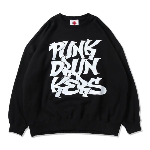 PUNK DRUNKERS パンクドランカーズ BIGロゴBIGトレーナー