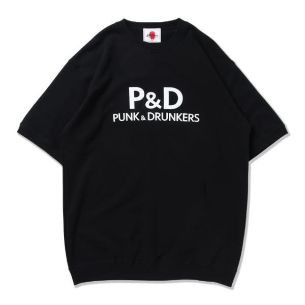 PUNK DRUNKERS パンクドランカーズ P&amp;D半袖トレーナー