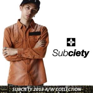 セール50%オフ　SUBCIETY サブサエティー STUDS SHIRT L/S 長袖シャツ｜scrape